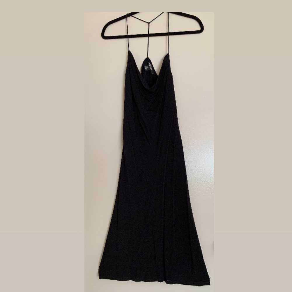 DKNY Petite Small Black Slip on Dress